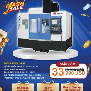 Máy phay đứng VM1050sl Neway KDMN