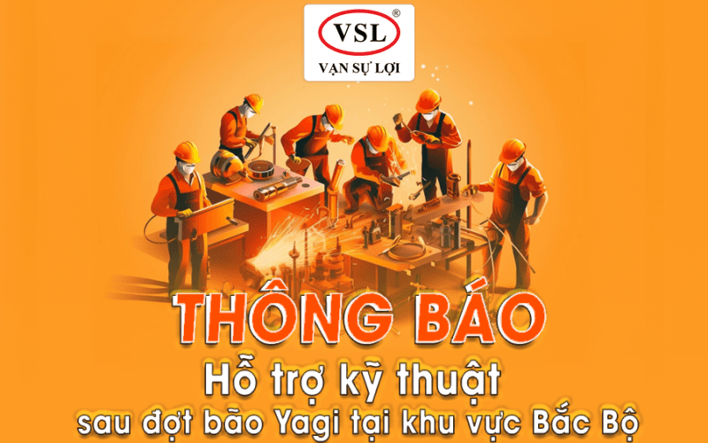thông báo hỗ trợ kỹ thuật sau bão yagi