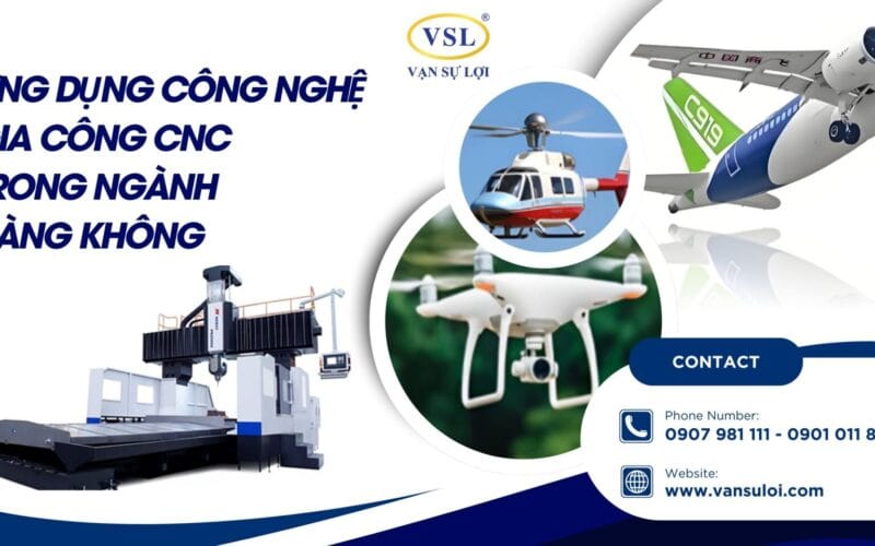 Ứng Dụng Công Nghệ Gia Công CNC Trong Ngành Hàng Không