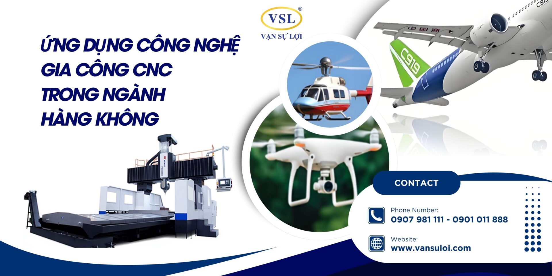 Ứng Dụng Công Nghệ Gia Công CNC Trong Ngành Hàng Không
