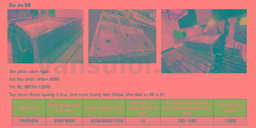 Dự Án 8 Vách Ngăn Nhôm Lớn