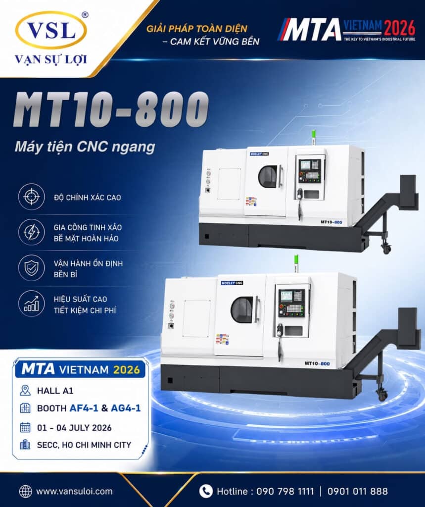 Máy Tiện CNC MT10-800 Mozley