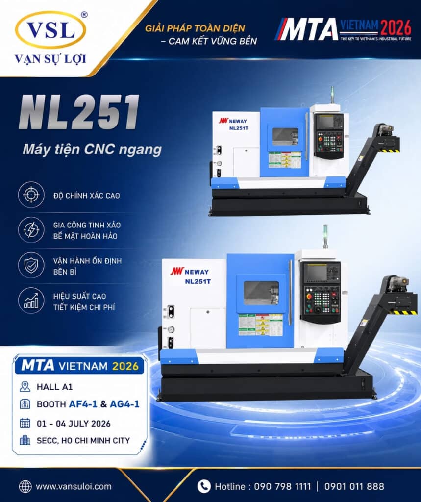 Máy Tiện CNC Ngang NL251 Neway