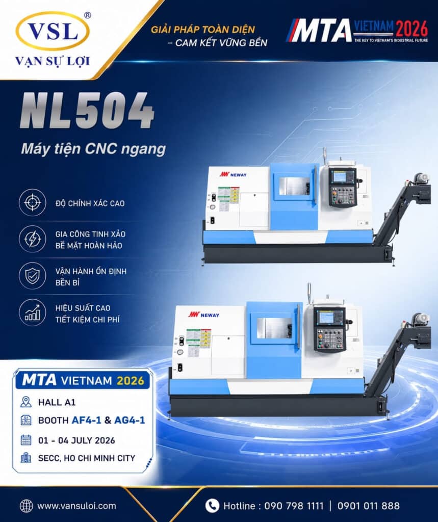 Máy Tiện CNC Ngang NL504 Neway