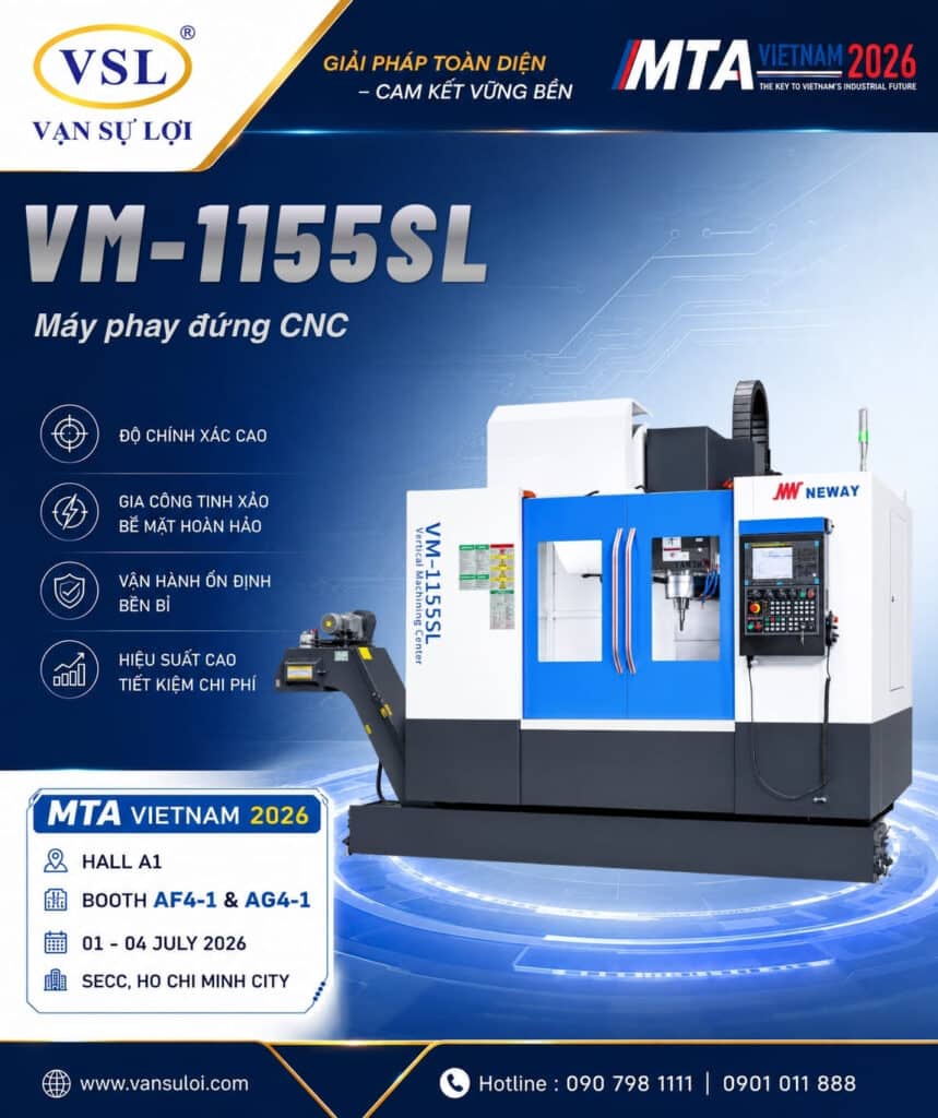 Máy Phay Đứng CNC VM-1155SL Neway